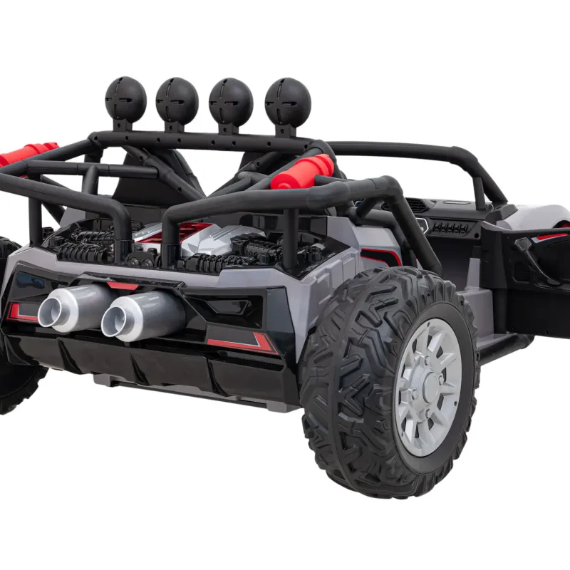 Машинка Buggy Racing 5 на акумуляторі для дітей +3. Сірий + Двигуни 2х200Вт + Пульт + Повільний Старт Машинка Buggy Racing 5 на акумуляторі для дітей +3. Сірий + Двигуни 2х200Вт + Пульт + Повільний Старт