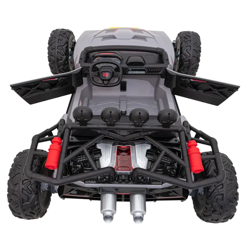 Машинка Buggy Racing 5 на акумуляторі для дітей +3. Сірий + Двигуни 2х200Вт + Пульт + Повільний Старт Машинка Buggy Racing 5 на акумуляторі для дітей +3. Сірий + Двигуни 2х200Вт + Пульт + Повільний Старт