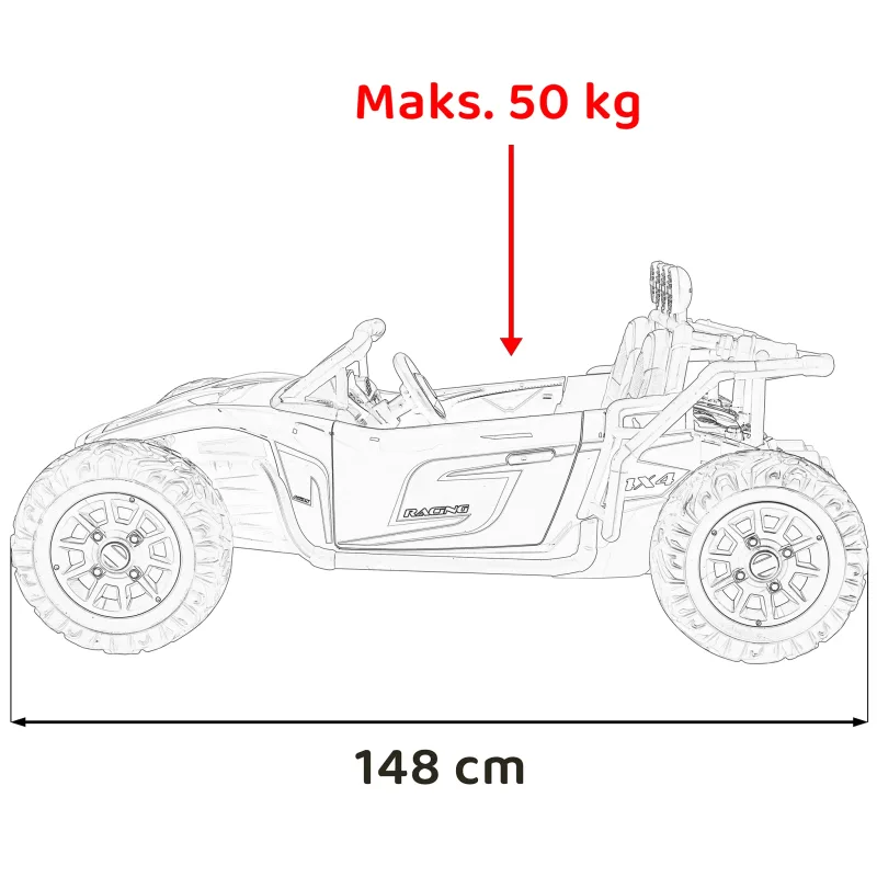 Машинка Buggy Racing 5 на акумуляторі для дітей +3. Сірий + Двигуни 2х200Вт + Пульт + Повільний Старт Машинка Buggy Racing 5 на акумуляторі для дітей +3. Сірий + Двигуни 2х200Вт + Пульт + Повільний Старт