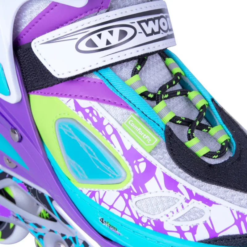 Регульовані ролики WORKER Fizzo ABEC-7 - розмір L (39-42) Регульовані ролики WORKER Fizzo ABEC-7 - розмір L (39-42)