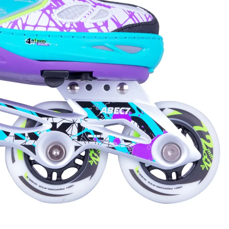 Регульовані ролики WORKER Fizzo ABEC-7 - розмір L (39-42) Регульовані ролики WORKER Fizzo ABEC-7 - розмір L (39-42)
