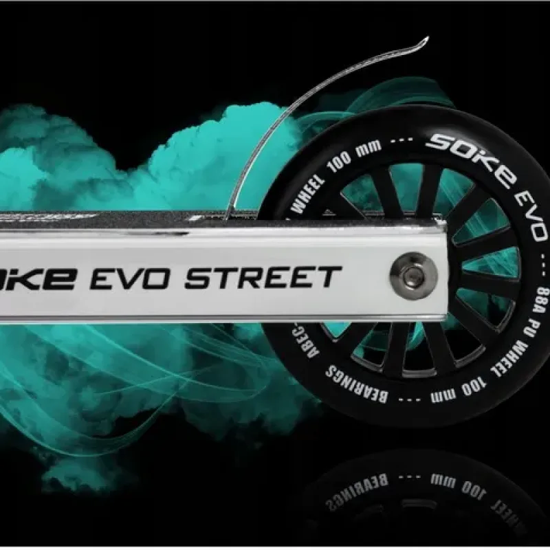 Самокат трюковий SOKE EVO Street сріблястий Самокат трюковий SOKE EVO Street сріблястий