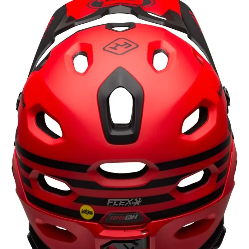 Шолом BELL SUPER DH MIPS SPHERICAL FastHouse full face розмір L 58-62 см, червоно-чорний