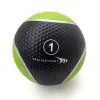 Медичний м'яч YakimaSport 1 кг, чорно-зелений