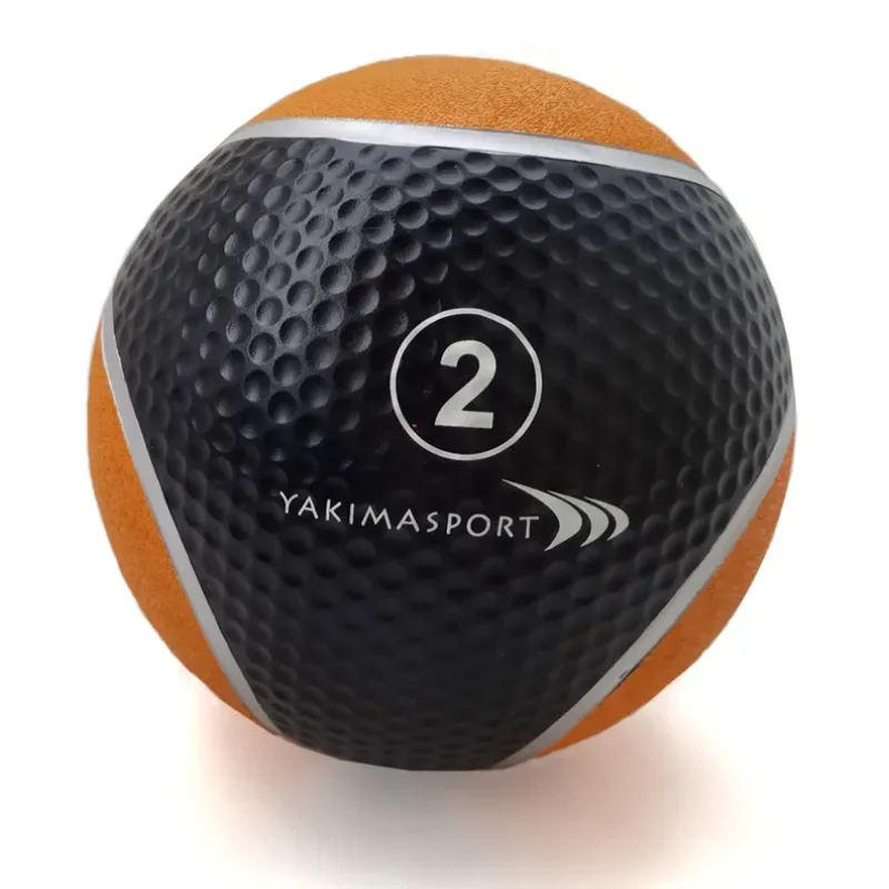 Медичний м'яч YakimaSport 2 кг, чорно-помаранчевий