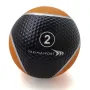 Медичний м'яч YakimaSport 2 кг, чорно-помаранчевий