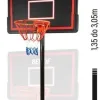 Стійка баскетбольна Bestif BTK02, 305 см, чорно-червона