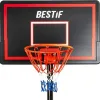 Стійка баскетбольна Bestif BTK02, 305 см, чорно-червона