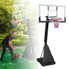 Стійка баскетбольна регульована inSPORTline Dunkster III 305 см, чорно-біла