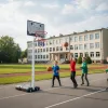 Стійка для баскетболу Neo‑Sport NS‑281 150-260 см, чорна