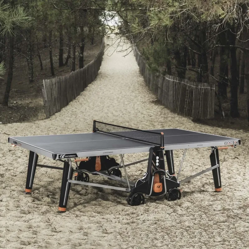 Стіл тенісний Cornilleau 600x OUTDOOR, чорний Стіл тенісний Cornilleau 600x OUTDOOR, чорний
