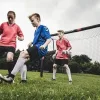 Ворота футбольні Hudora Pro Tect 300 х 200 см, чорні