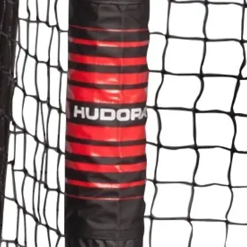 Ворота футбольні Hudora Pro Tect 300 х 200 см, чорні