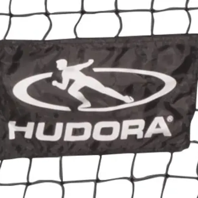 Ворота футбольні Hudora Pro Tect 300 х 200 см, чорні