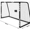 Ворота футбольні Neo‑Sport Hexagon NS‑472 300 х 200 х 120 см, чорні