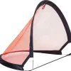 Ворота футбольні Pure2Improve POP-UP 120 x 86 см, чорно-червоні