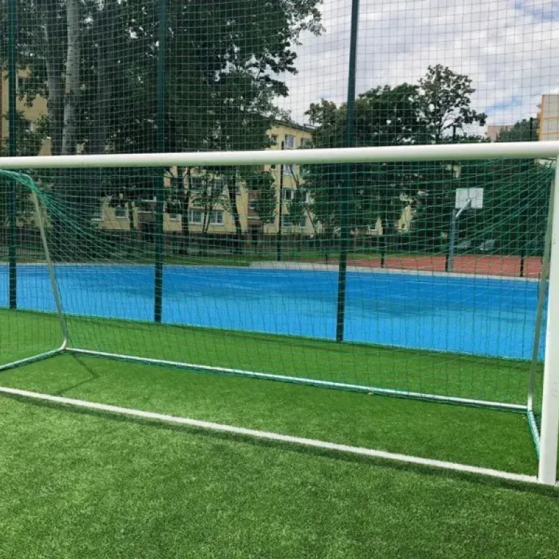 Ворота футбольні Yakimasport BR0008 500 х 200 см, сірі