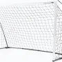 Ворота футбольні Yakimasport Flex 240 х 150 см, білі