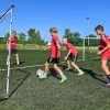 Ворота футбольні Yakimasport Flex 240 х 150 см, білі