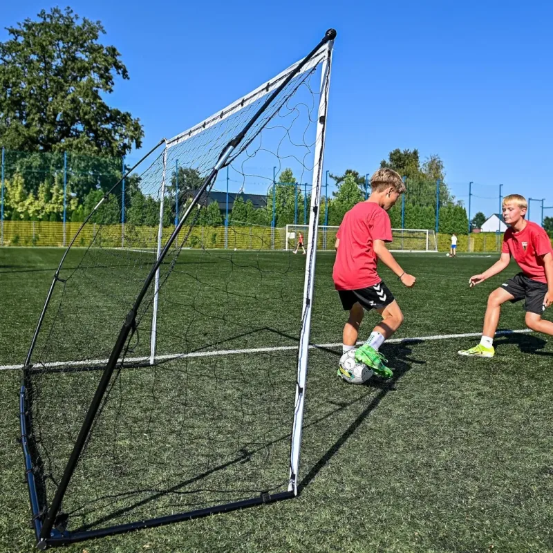 Ворота футбольні Yakimasport Flex 240 х 150 см, білі