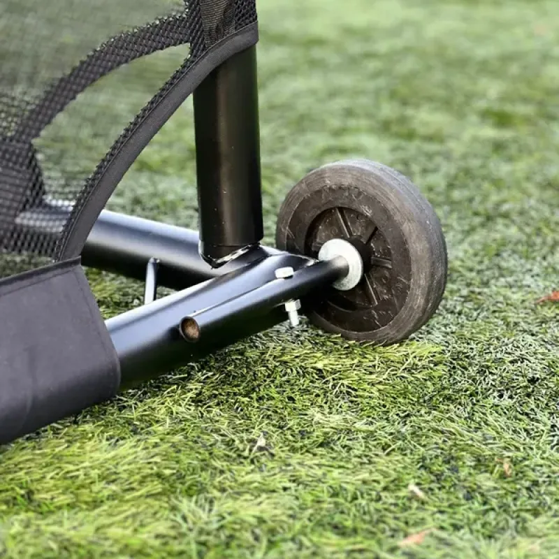 Ворота футбольні Yakimasport GIZA 100748 500 х 200 см, чорні