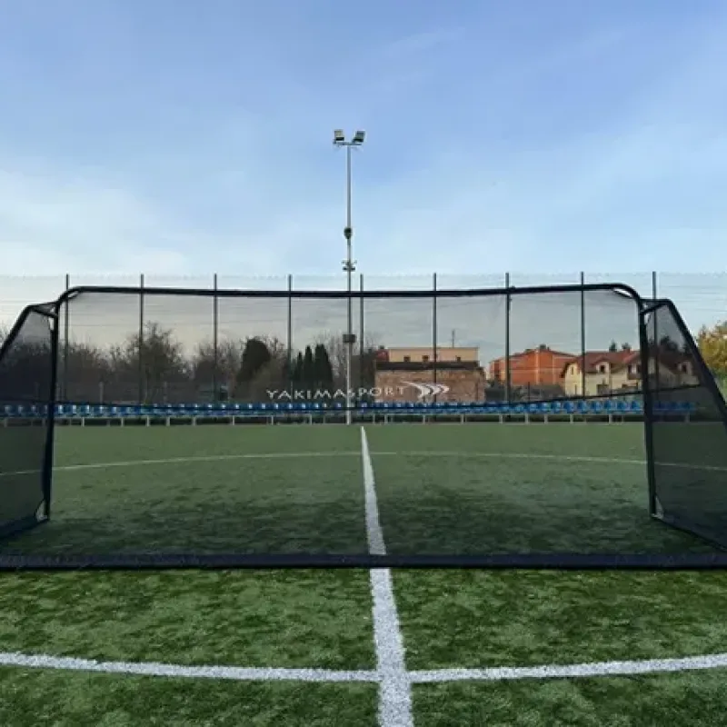 Ворота футбольні Yakimasport GIZA 100748 500 х 200 см, чорні