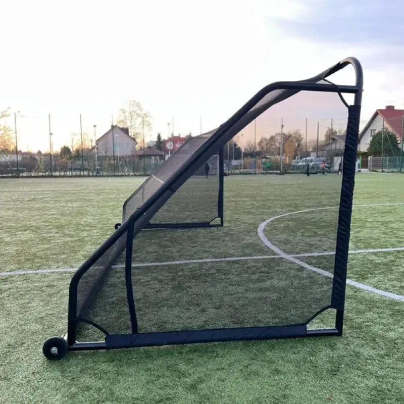 Ворота футбольні Yakimasport GIZA 100748 500 х 200 см, чорні