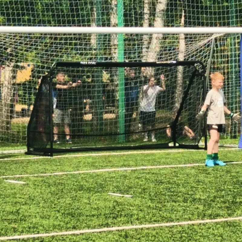 Ворота футбольні Yakimasport GIZA ŻAK 300 х 155 см, чорні Ворота футбольні Yakimasport GIZA ŻAK 300 х 155 см, чорні