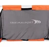 Ворота футбольні Yakimasport Mini 120 x 80 x 60 см, помаранчево-чорні