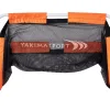Ворота футбольні Yakimasport Mini 120 x 80 x 60 см, помаранчево-чорні