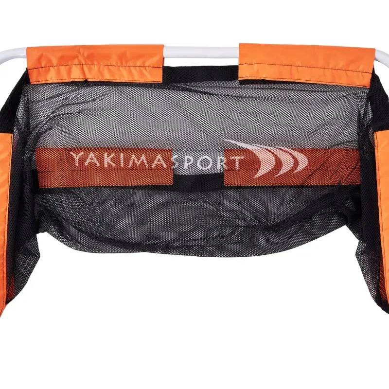 Ворота футбольні Yakimasport Mini 120 x 80 x 60 см, помаранчево-чорні