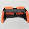 Ворота футбольні Yakimasport Mini 120 x 80 x 60 см, помаранчево-чорні