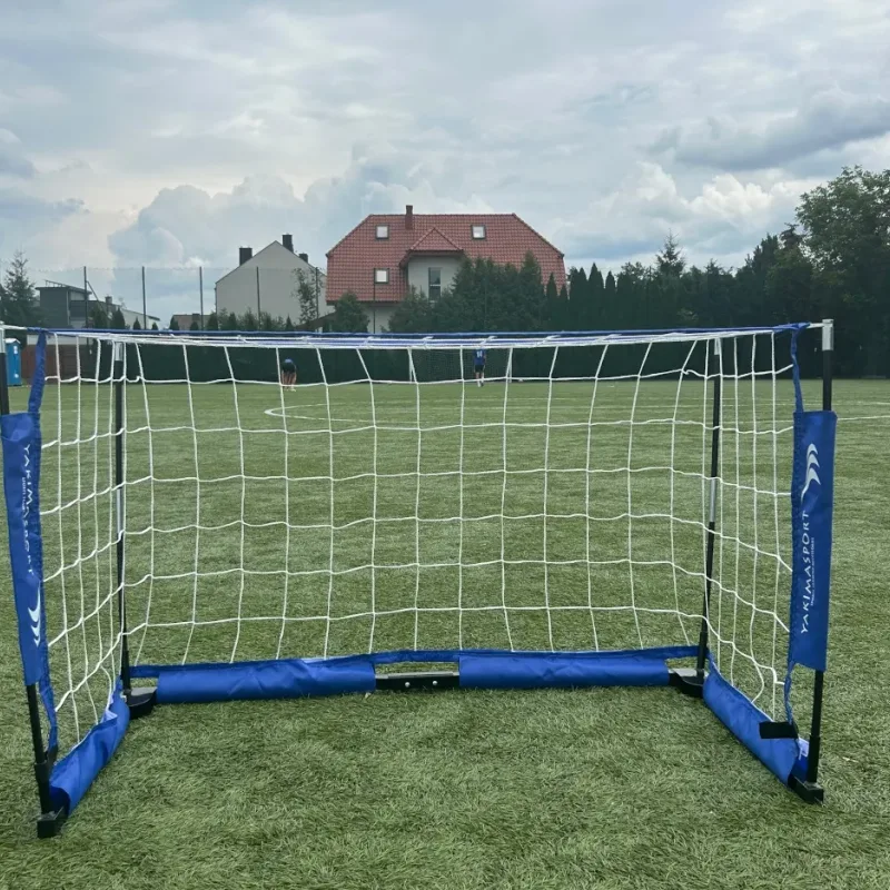 Ворота футбольні YakimaSport MINI UNI 120 х 80 см, синьо-білі