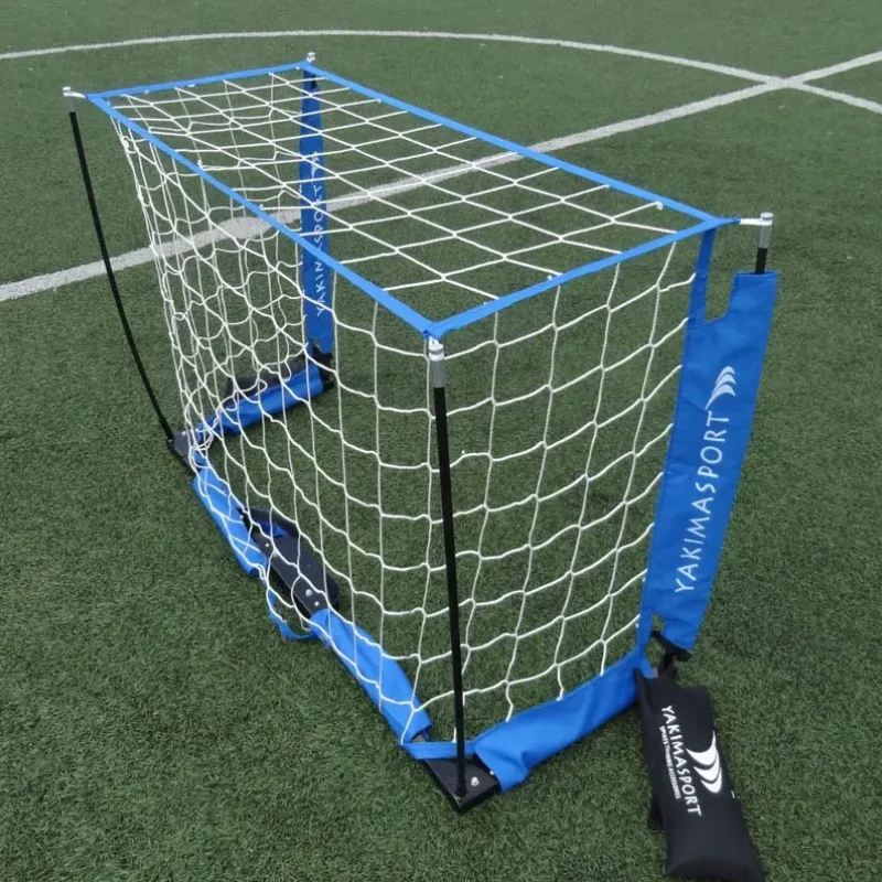 Ворота футбольні YakimaSport MINI UNI 120 х 80 см, синьо-білі