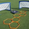 Ворота футбольні YakimaSport POP UP 120 х 80 см, біло-сині