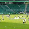 Ворота футбольні Yakimasport POP-UP 120 х 80 см, чорно-білі Ворота футбольні Yakimasport POP-UP 120 х 80 см, чорно-білі