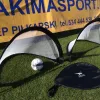 Ворота футбольні Yakimasport POP-UP 120 х 80 см, чорно-білі Ворота футбольні Yakimasport POP-UP 120 х 80 см, чорно-білі