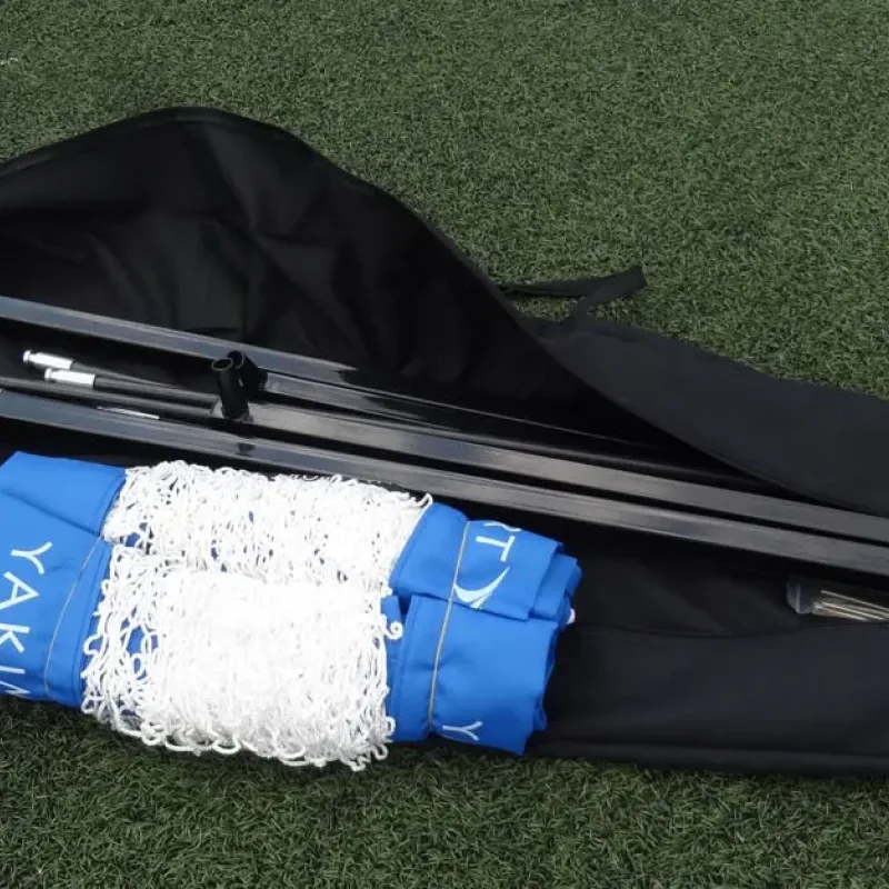 Ворота футбольні Yakimasport UNI 500 x 200 см, біло-сині