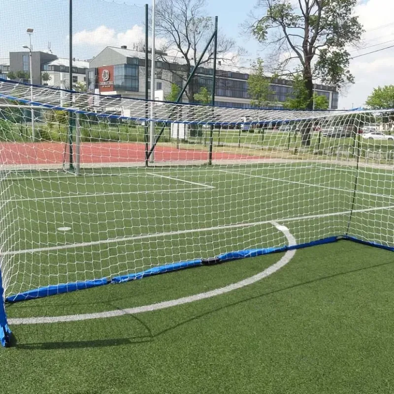 Ворота футбольні Yakimasport UNI 500 x 200 см, біло-сині Ворота футбольні Yakimasport UNI 500 x 200 см, біло-сині