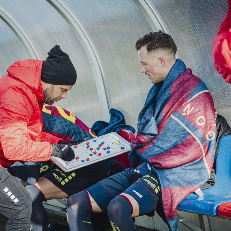 Дошка тактична футбольна Yakimasport 100155 30 х 45 см, біла