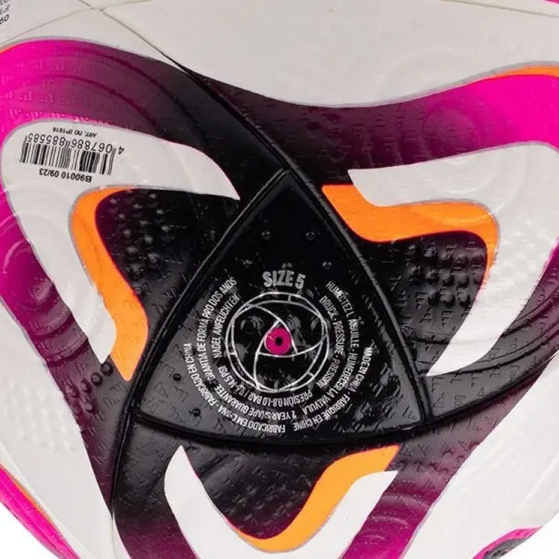 М'яч футбольний Adidas Conext 24 Pro IP1616 розмір 5, біло-рожевий М'яч футбольний Adidas Conext 24 Pro IP1616 розмір 5, біло-рожевий