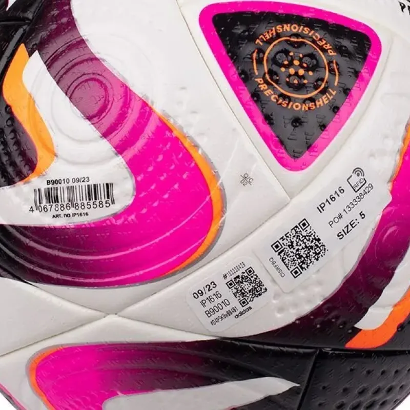 М'яч футбольний Adidas Conext 24 Pro IP1616 розмір 5, біло-рожевий М'яч футбольний Adidas Conext 24 Pro IP1616 розмір 5, біло-рожевий