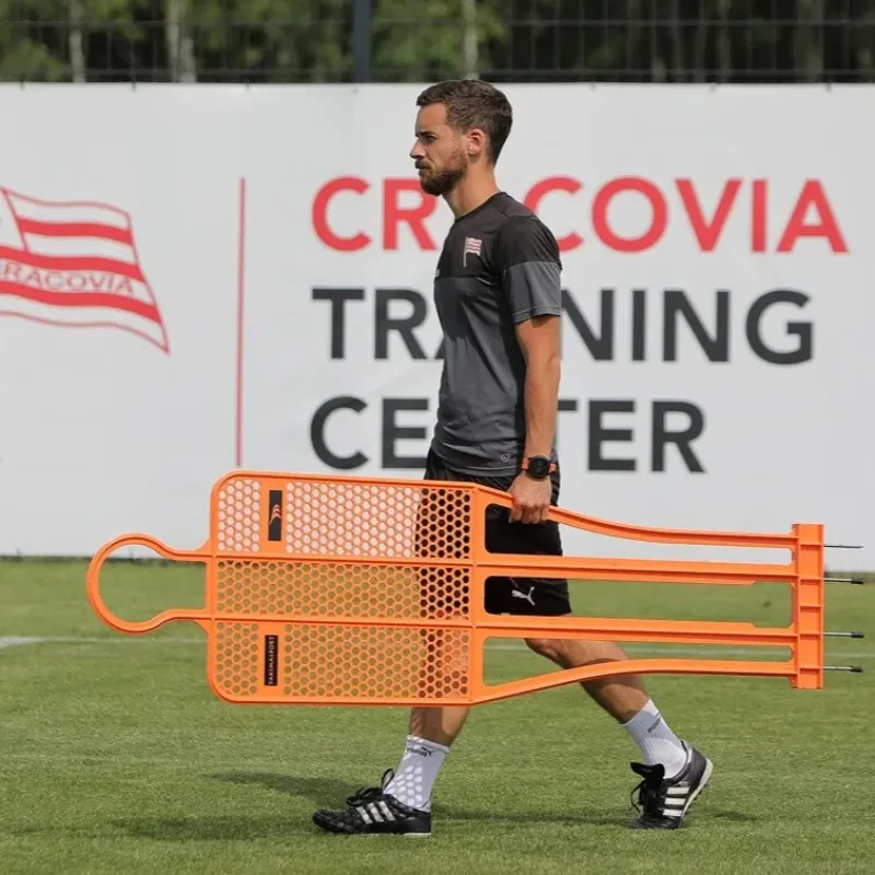 Манекен футболіста для тренувань YakimaSport Pro 180 см, помаранчевий Манекен футболіста для тренувань YakimaSport Pro 180 см, помаранчевий