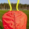 Манекен футболіста для тренувань Yakimasport Senior 180 см, червоно-зелений