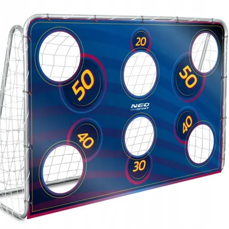 Мішень для футбольних воріт Neo-Sport NS-1474 180 х 120 см, синя