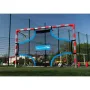 Мішень для футбольних воріт Yakimasport 300 x 200 см, чорно-синя
