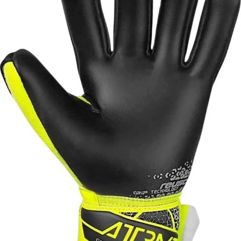 Рукавички воротарські Reusch Attrakt Gold X NC 5570955 2025 р.10, жовто-чорні Рукавички воротарські Reusch Attrakt Gold X NC 5570955 2025 р.10, жовто-чорні