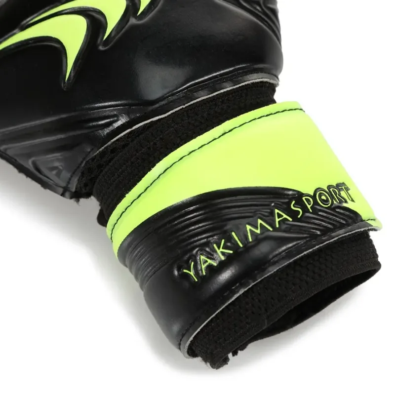 Рукавички воротарські Yakimasport GripMaster р. 8, чорно-зелений