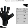 Рукавички воротарські Yakimasport PRO ONE р. 8, чорно-оранжеві