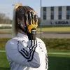 Рукавички воротарські Yakimasport PRO ONE р. 8, чорно-оранжеві